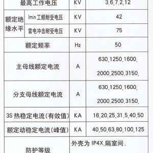 KYN28-12型戶內(nèi)金屬鎧裝抽式開關(guān)設備